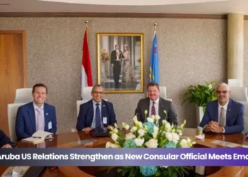 aruba us relations strengthen as new consular official meets eman