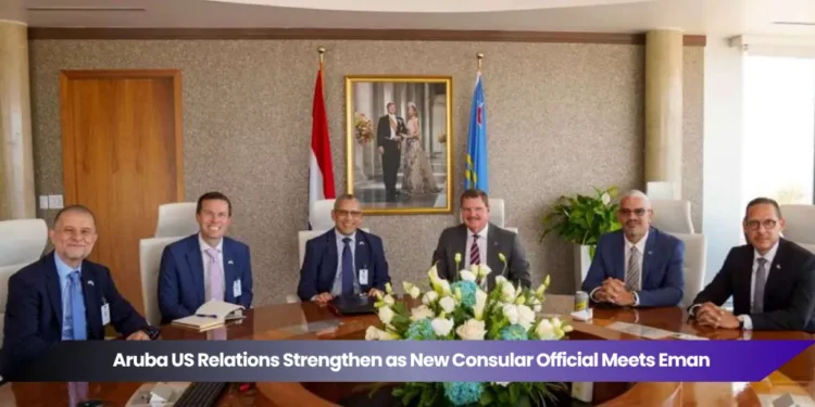 aruba us relations strengthen as new consular official meets eman