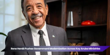 aruba government modernization aims to reduce delays, improve public services and strengthen housing, infrastructure and telecommunications.