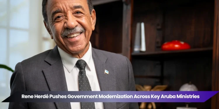 aruba government modernization aims to reduce delays, improve public services and strengthen housing, infrastructure and telecommunications.