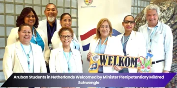 aruban students in netherlands welcomed by minister plenipotentiary mildred schwengle (1)