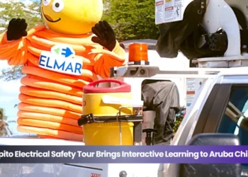 chispito electrical safety tour brings interactive learning to aruba children