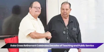 duke croes retirement celebrates decades of teaching and public service