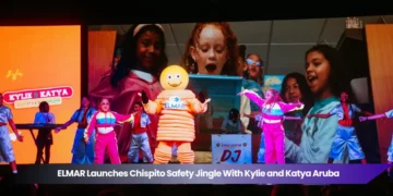 elmar launches chispito safety jingle with kylie and katya aruba