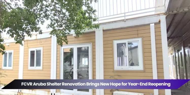 fcvr aruba shelter renovation brings new hope for year end reopening