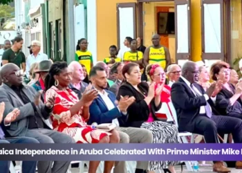 jamaica independence in aruba celebrated with prime minister mike eman