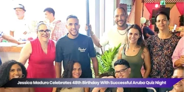 jessica maduro quiz night brought six teams together for a special 48th birthday celebration featuring trivia, music and prizes in aruba