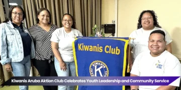 kiwanis aruba aktion club members highlight service projects, youth leadership and community impact during a recent general meeting.