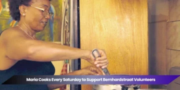 maria cooks every saturday to support bernhardstraat volunteers