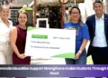paseo herencia education support strengthens aruba students through common good