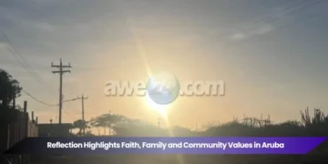 reflection highlights faith, family and community values in aruba