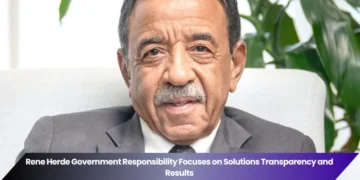 rene herde government responsibility focuses on solutions transparency and results