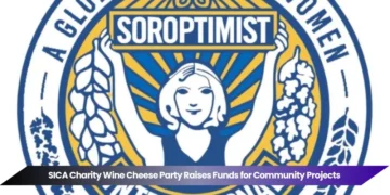 sica charity wine cheese party raises funds for community projects