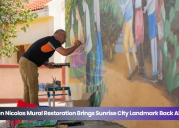 san nicolas mural restoration brings sunrise city landmark back alive