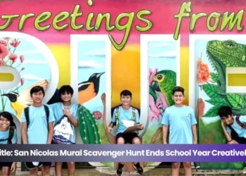 title san nicolas mural scavenger hunt ends school year creatively