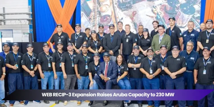 web recip 3 expansion raises aruba capacity to 230 mw