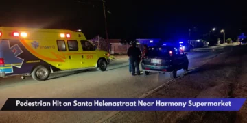 Pedestrian Hit on Santa Helenastraat Near Harmony Supermarket Pedestrian Hit on Santa Helenastraat Near Harmony Supermarket