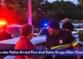 Aruba Police Arrest Five and Seize Drugs After Chase