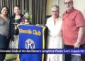 Kiwanis Club of Aruba Honors Longtime Vision Care Supporter