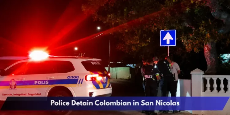 Police Detain Colombian in San Nicolas