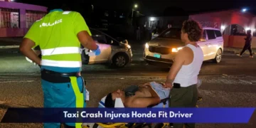 Taxi Crash Injures Honda Fit Driver Taxi Crash Injures Honda Fit Driver