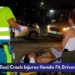 Taxi Crash Injures Honda Fit Driver