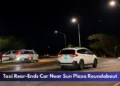 Taxi Rear-Ends Car Near Sun Plaza Roundabout