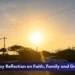 Thursday Reflection on Faith, Family and Gratitude