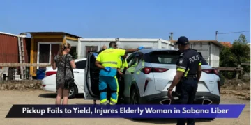 Pickup Fails to Yield, Injures Elderly Woman in Sabana Liber Pickup Fails to Yield, Injures Elderly Woman in Sabana Liber