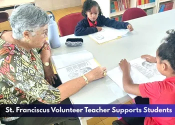 St. Franciscus Volunteer Teacher Supports Students
