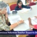 St. Franciscus Volunteer Teacher Supports Students