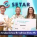 SETAR Aruba School Breakfast Gets Afl. 15,000