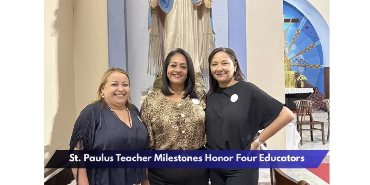 St. Paulus Teacher Milestones Honor Four Educators