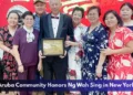 Aruba Community Honors Ng Wah Sing