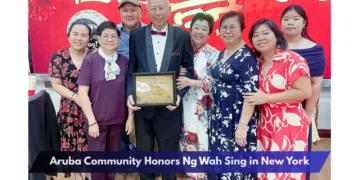 Aruba Community Honors Ng Wah Sing