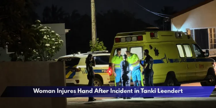 Woman Injures Hand After Incident in Tanki Leendert Woman Injures Hand After Incident in Tanki Leendert