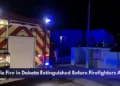 Vehicle Fire in Dakota Extinguished Before Firefighters Arrive