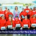 Aruba Swim Instructors Get New Equipment Aruba Swim Instructors Get New Equipment