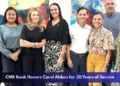 CMB Bank Honors Carol Alders for 30 Years of Service