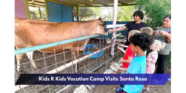 Kids R Kids Vacation Camp Visits Santa Rosa