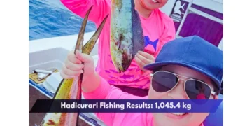 Hadicurari Fishing Results: 1,045.4 kg