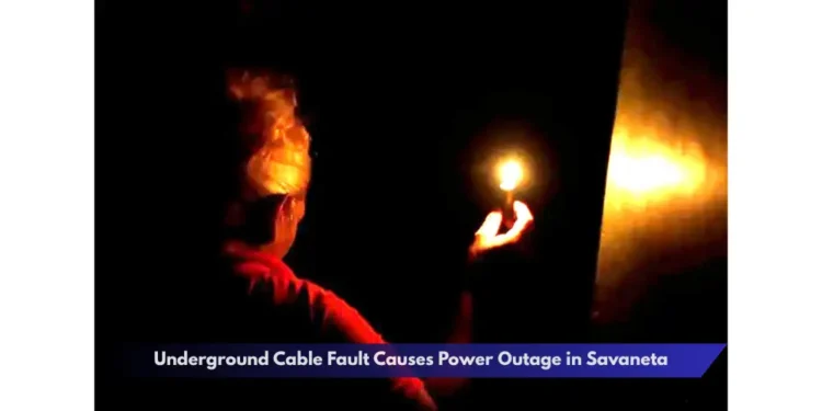 Underground Cable Fault Causes Power Outage in Savaneta Savaneta Power Outage Caused by Underground Cable