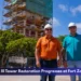 Willem III Tower Restoration Progresses at Fort Zoutman Willem III Tower Restoration Progresses at Fort Zoutman