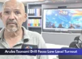 Aruba Tsunami Drill Faces Low Local Turnout