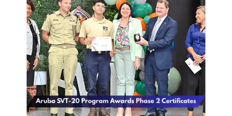Aruba SVT-20 Program Awards Phase 2 Certificates