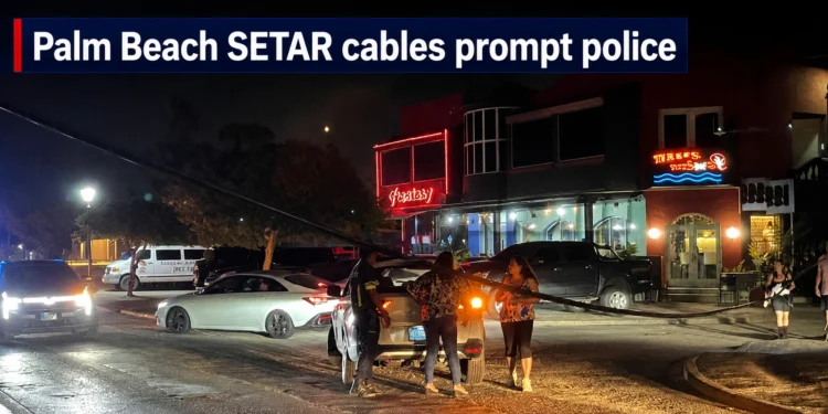 Palm Beach SETAR cables prompt police