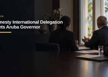 Amnesty International Delegation Meets Aruba Governor