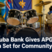 Aruba Bank Gives APG New Drum Set for Community Events Aruba Bank Gives APG New Drum Set for Community Events