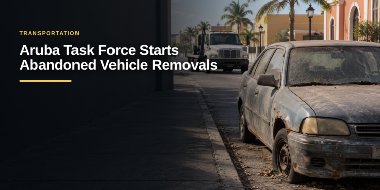 Aruba Task Force Starts Abandoned Vehicle Removals