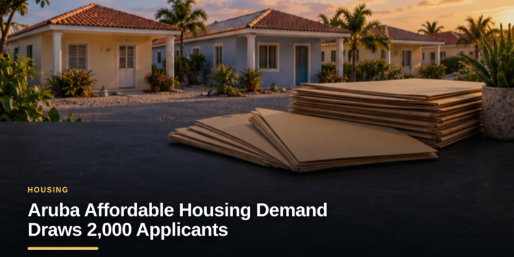 Aruba Affordable Housing Demand Draws 2,000 Applicants